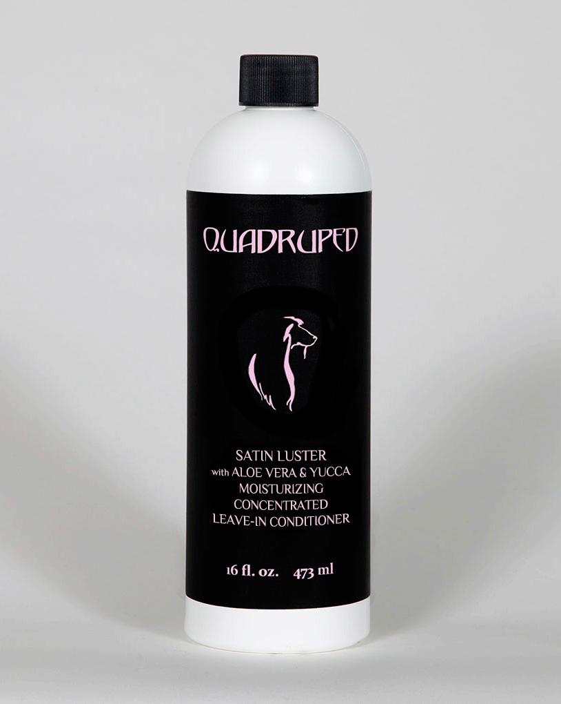 Quadruped Pet Care Satin Luster with Aloe Vera LeaveIn Conditioner